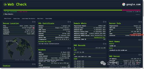 Web Check 全面開源的網站信息獲取工具，賦能網絡與信息安全開發